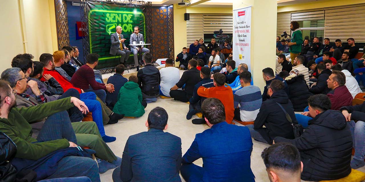Başkan Kavuş, Konyalı çalışan gençlerle tecrübelerini paylaştı