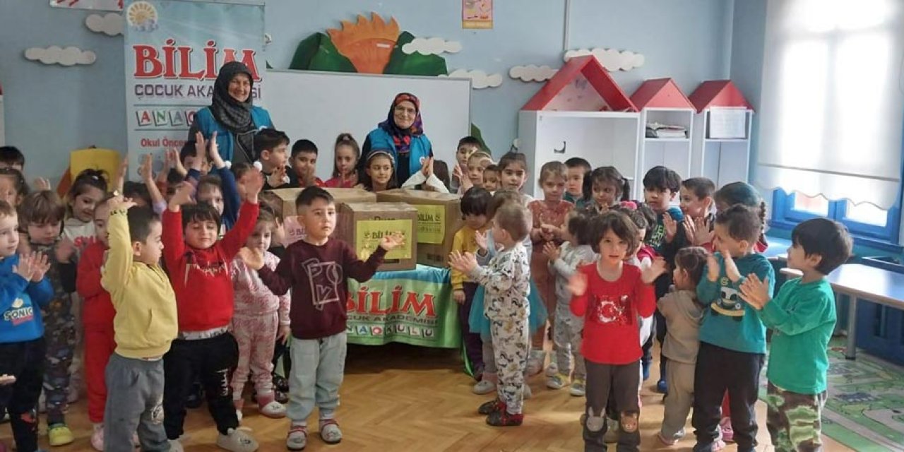 Konya'da Bilim Çocuk Akademisi Anaokulu’ndan Filistin’e anlamlı destek
