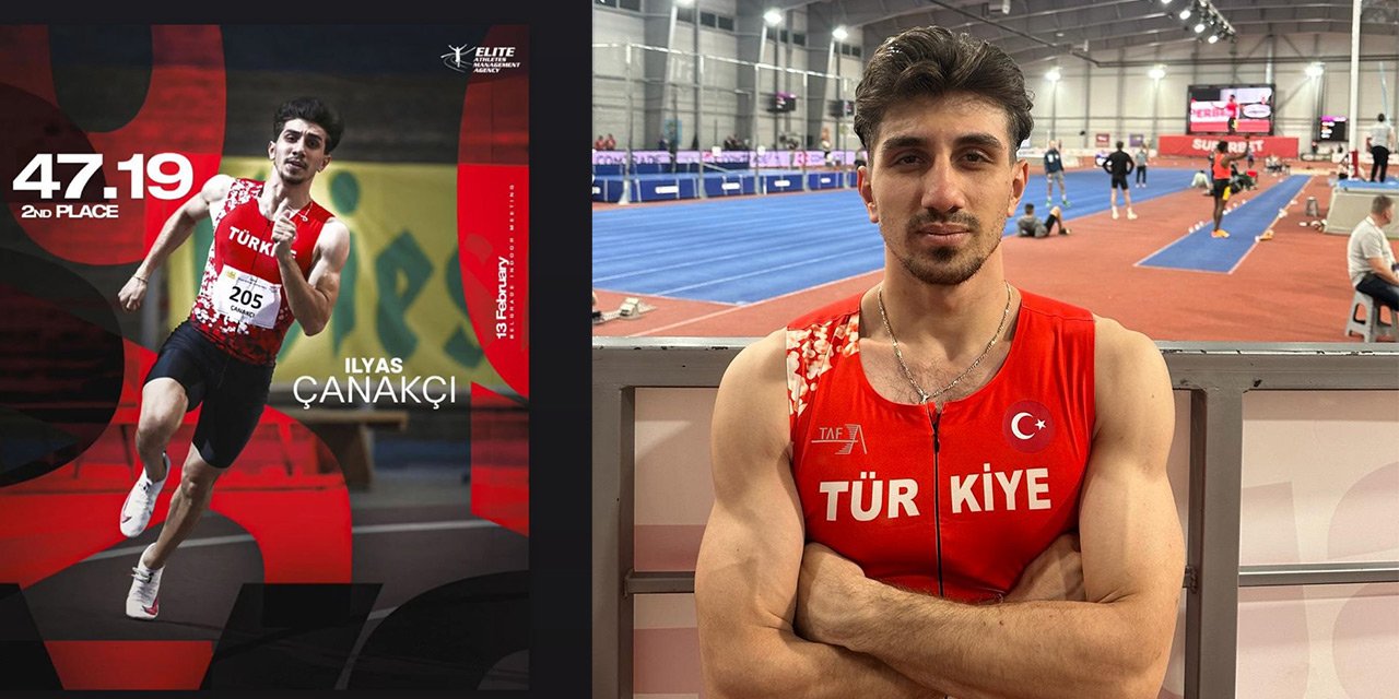 Konyalı milli atlet Belgrad'da ikinci oldu