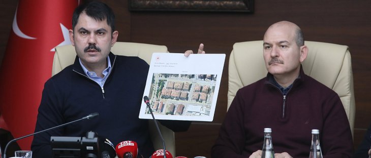 Bakan Kurum: 31 yıkık, 249 ağır hasarlı bina tespit ettik