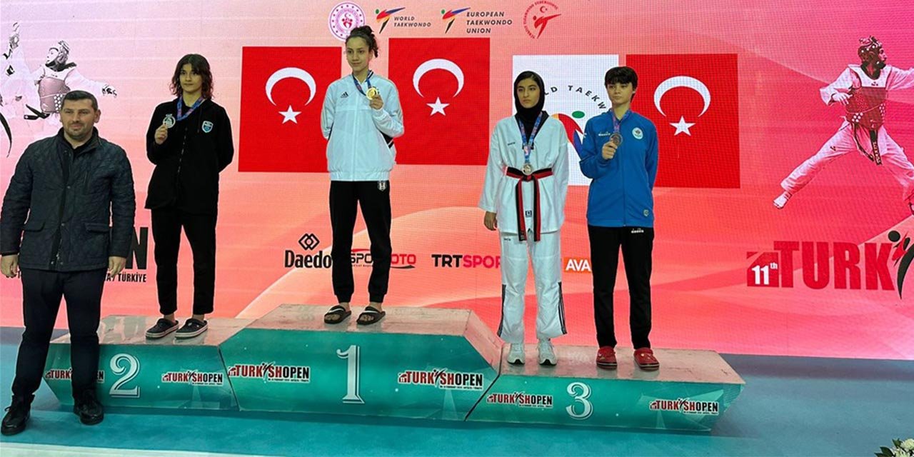 Uluslararası tekvando turnuvasında Konya’ya 8 madalya
