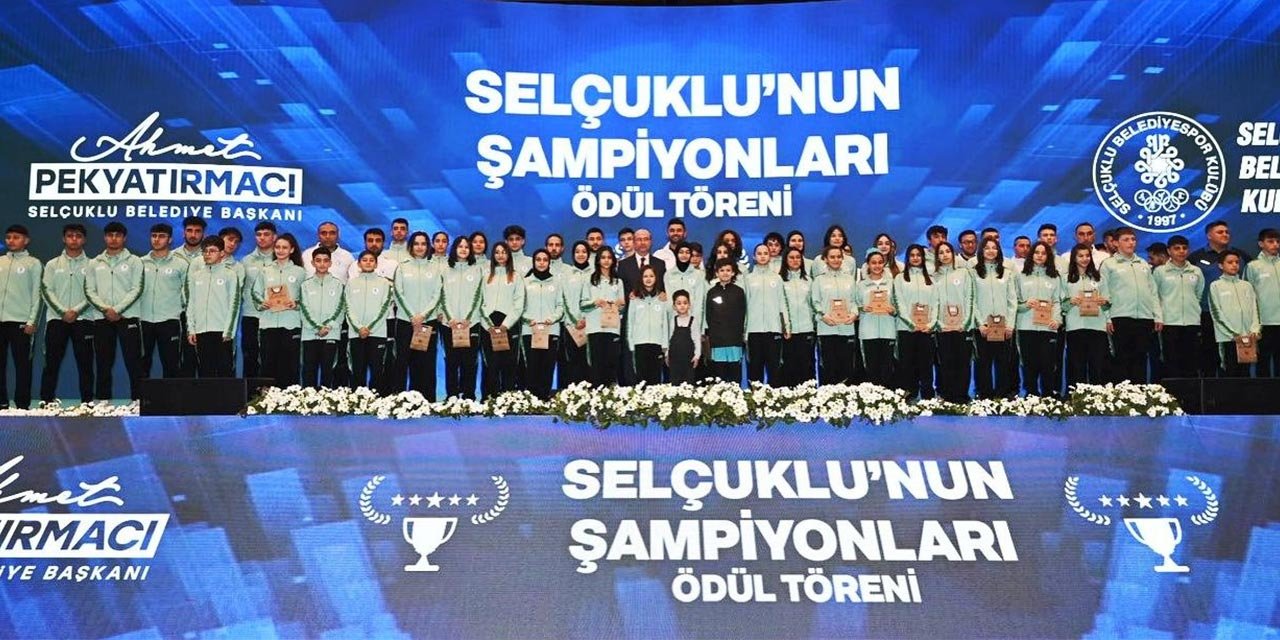 Konya’da spor camiası ödül töreninde buluştu