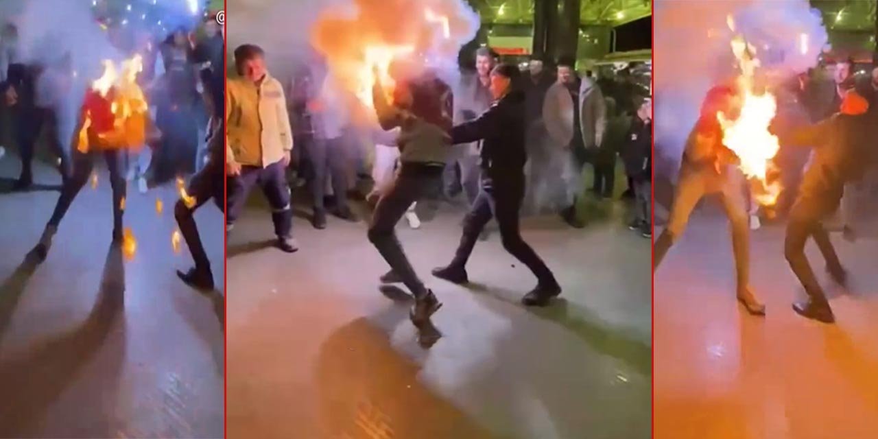 Yer Konya Otogarı! Askeri uğurlarken yaktılar