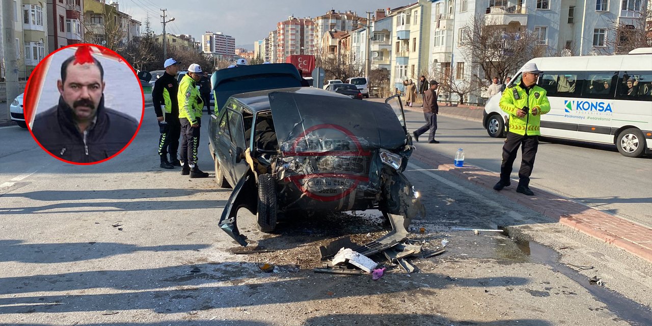 Konya’da zincirleme kaza: 1 ölü, 2 yaralı