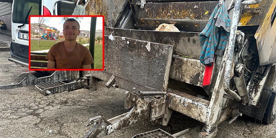 Çöp kamyonundan düşen temizlik işçisi hayatını kaybetti