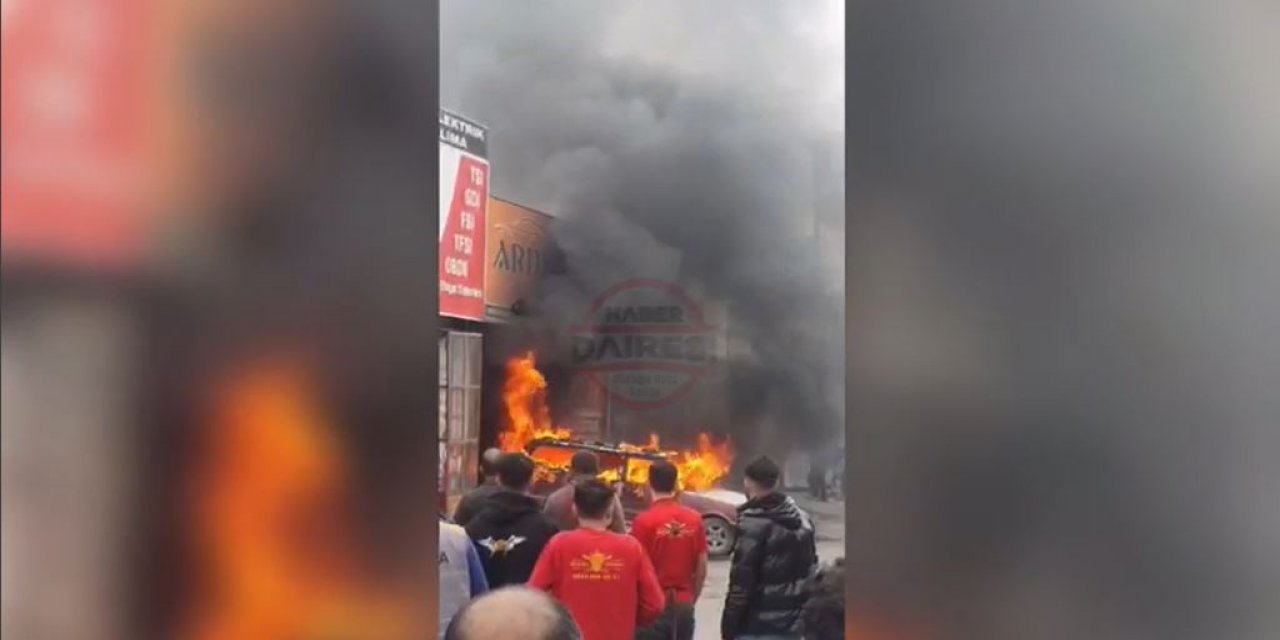 Konya’da sanayi sitesinde yangın!