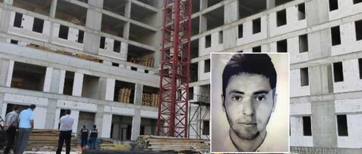 7'nci kattan düşen inşaat işçisi öldü