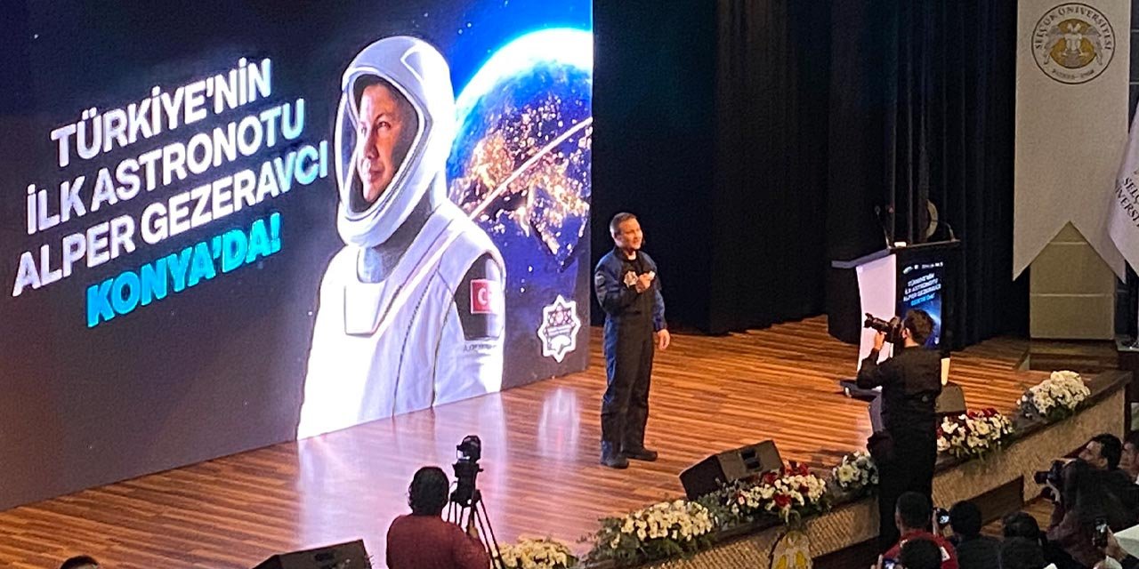 Türkiye’nin ilk astronotu Alper Gezeravcı Konya’da