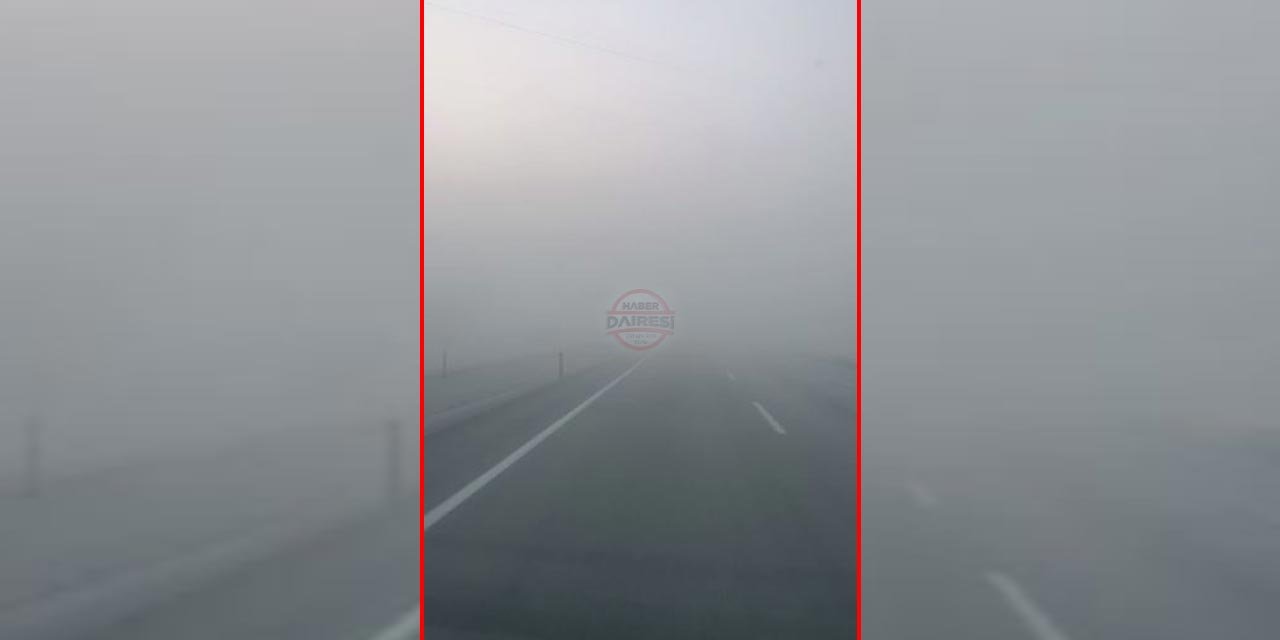 Konya’da ulaşıma sis engeli! Görüş mesafesi 10 metreye düştü