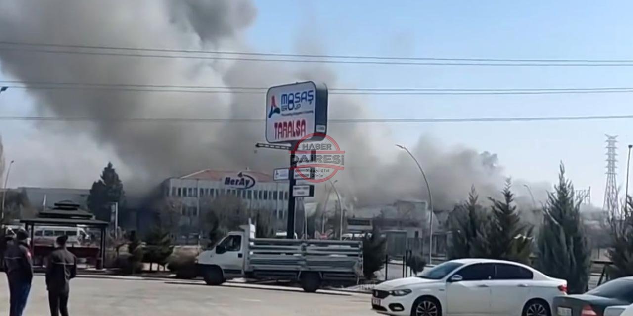 Konya OSB’de korkutan yangın!