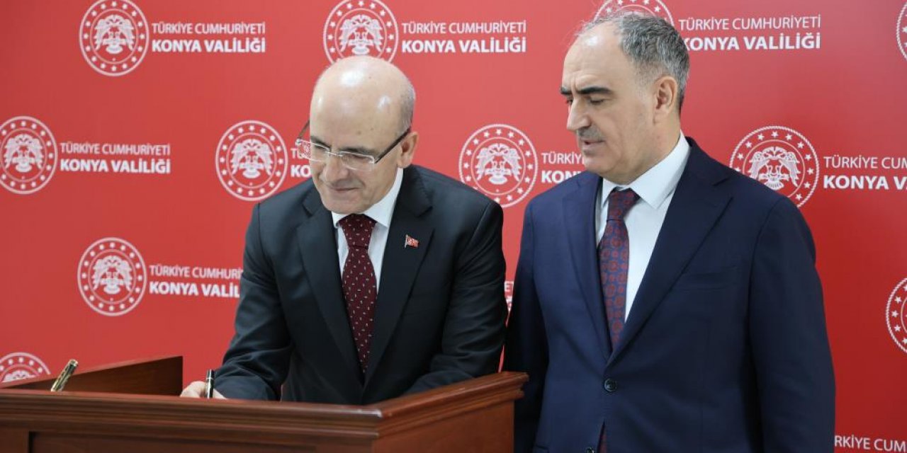 Hazine ve Maliye Bakanı Mehmet Şimşek Konya’da