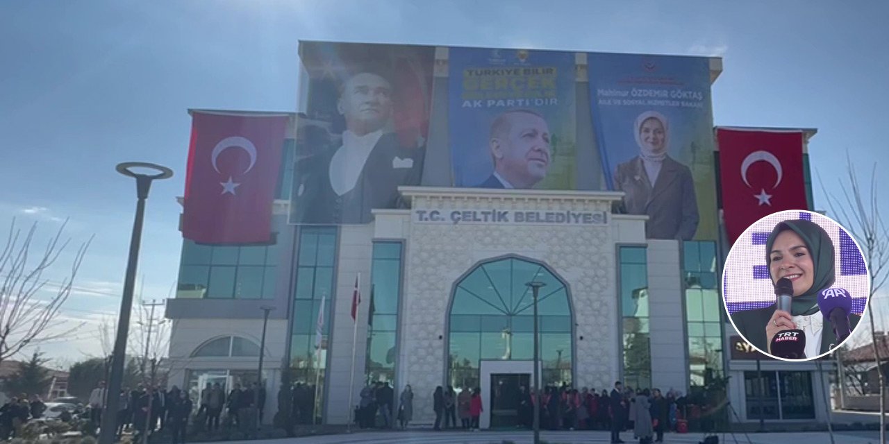 Aile Bakanı Göktaş, Konya’daki ata ocağında belediye binası açtı