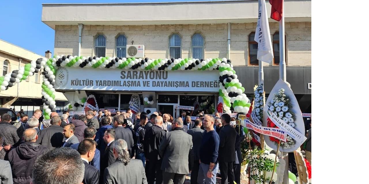 Sarayönü Derneği Genel Merkez binası törenle açıldı
