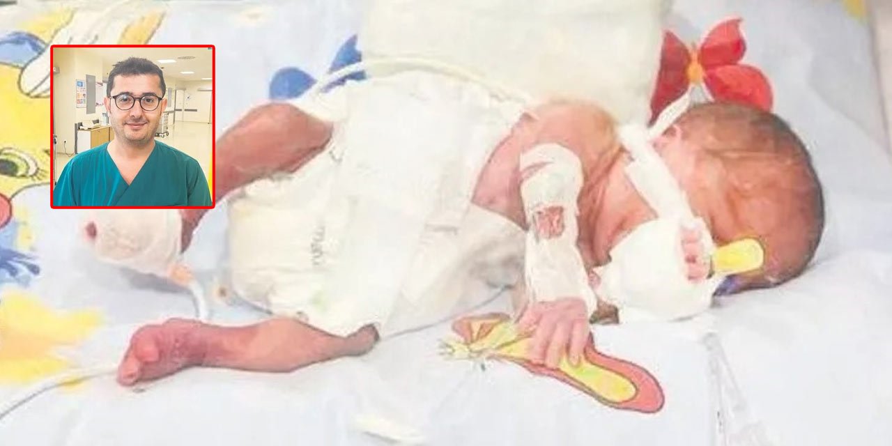 Konya’da 680 gramlık prematüre bebeğe kalp operasyonu