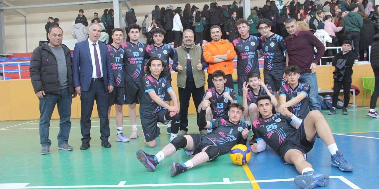 Konya’da Liseler Arası Voleybol Turnuvası