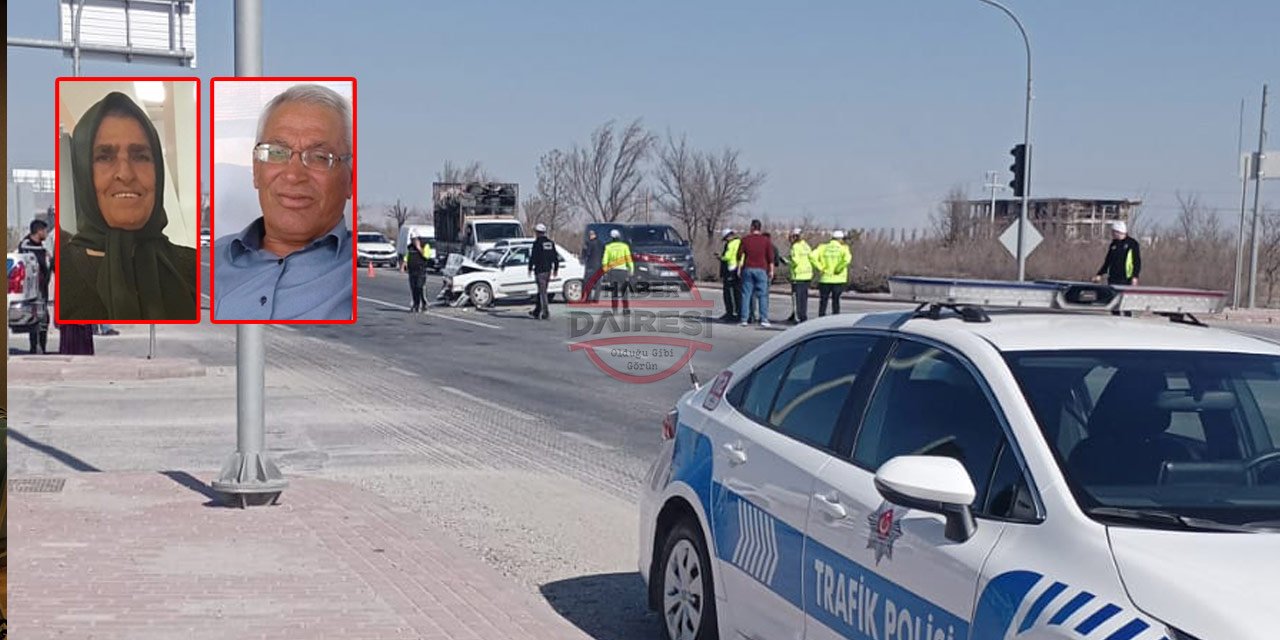 Konya'da otomobil ile hafif ticari araç çarpıştı: 2 ölü