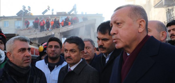 Cumhurbaşkanı Erdoğan'dan deprem yardımları açıklaması