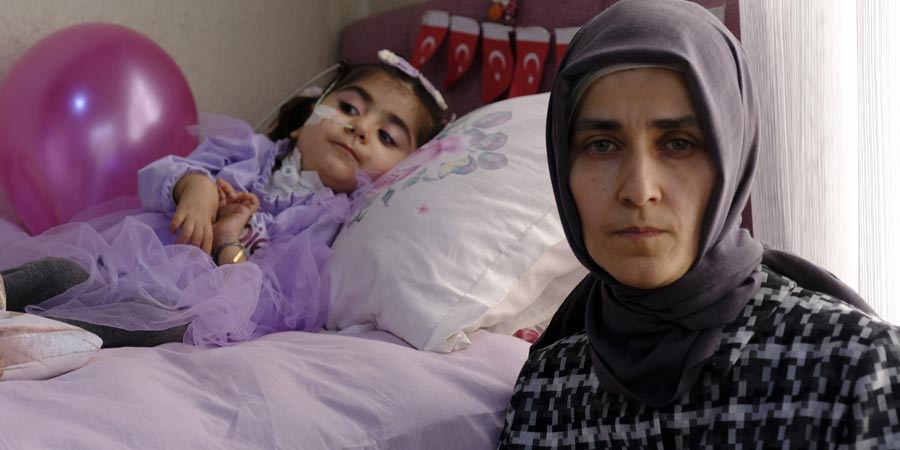 Konya’da SMA Tip-1 hastası Amine Hüma Ertuğrul tedavi için yardım bekliyor