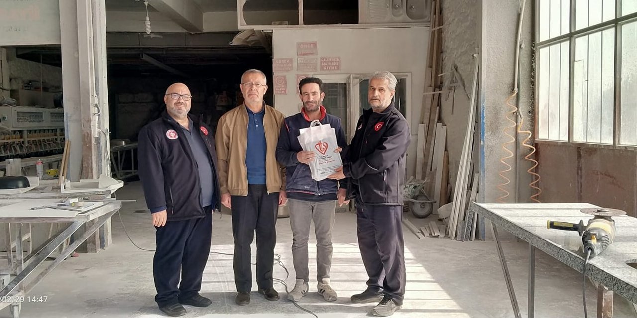 Konya’da ‘Misafiriniz Var’ projesi kapsamında esnaflar ziyaret edildi