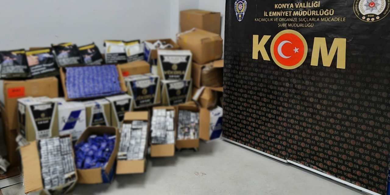 Konya’da kaçakçılara darbe: 16 gözaltı