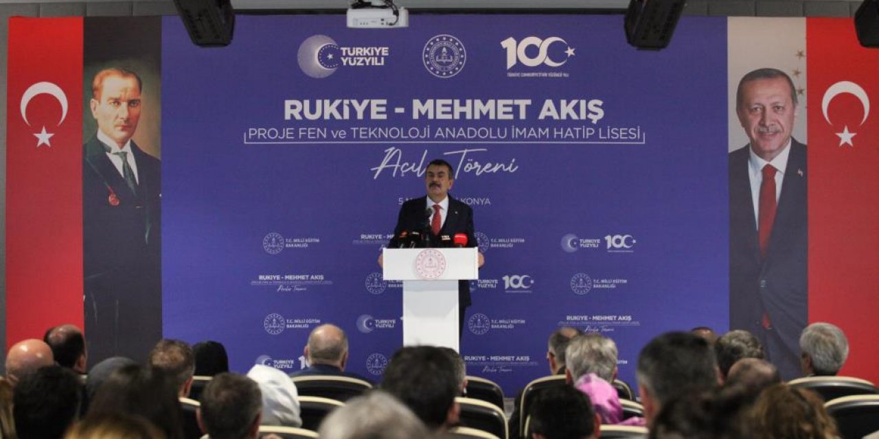 Milli Eğitim Bakanı Tekin, Konya’da okul açılışına katıldı
