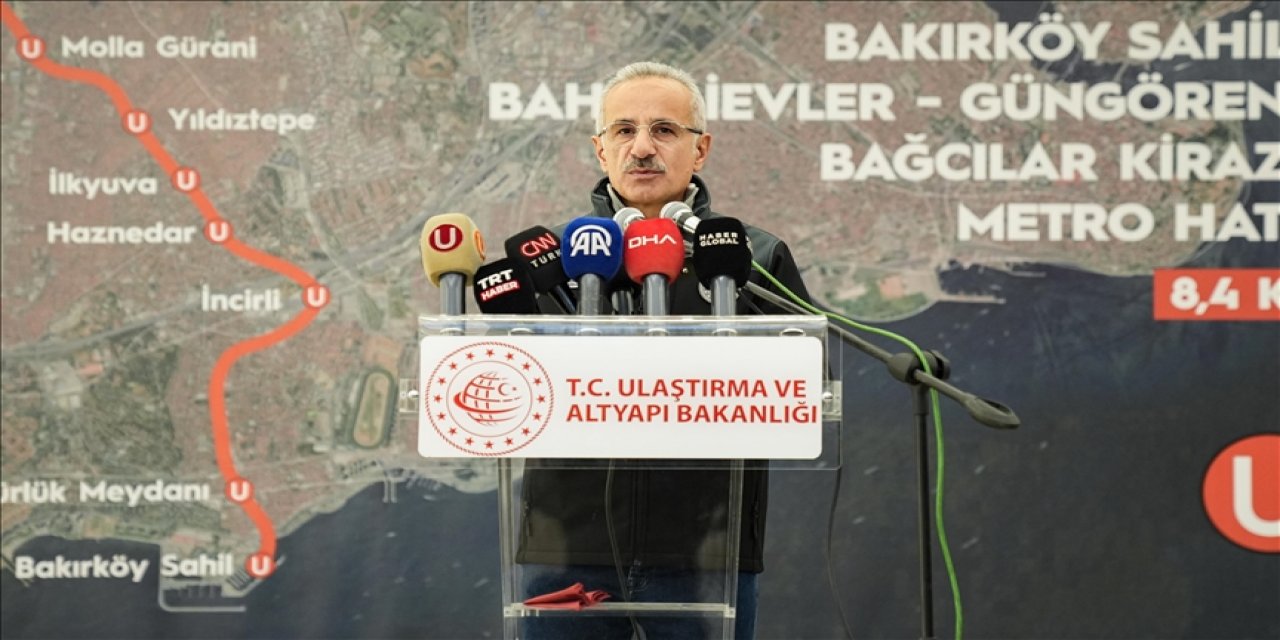 Bakan Uraloğlu duyurdu! Metro hattı yarın açılıyor