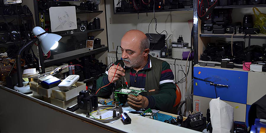 Konyalı Mehmet Akgün meslek aşkını hiçbir kareye sığdıramadı