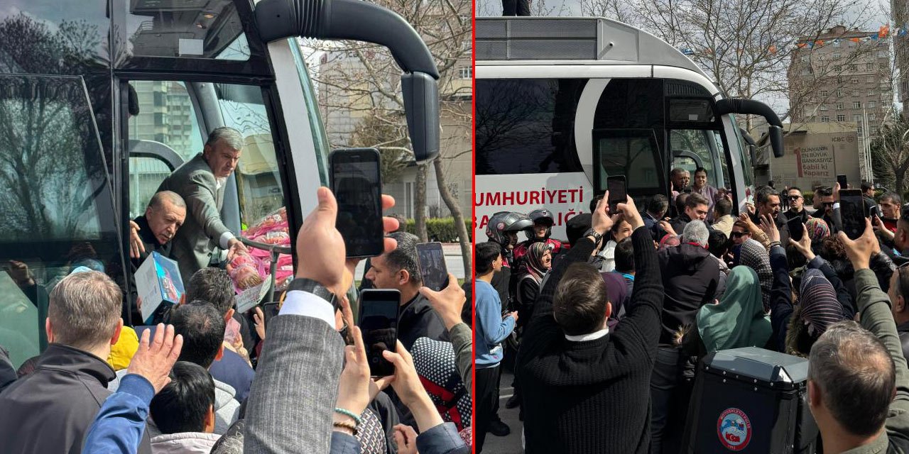 Cumhurbaşkanı Erdoğan, Konya’da çocuklara hediye dağıttı