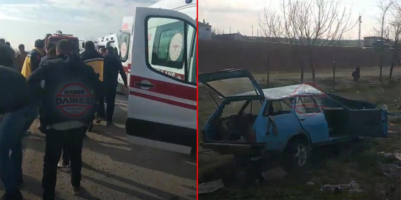 Konya'da otomobil durakta bekleyenlere çarptı: 4 ölü, 5 yaralı