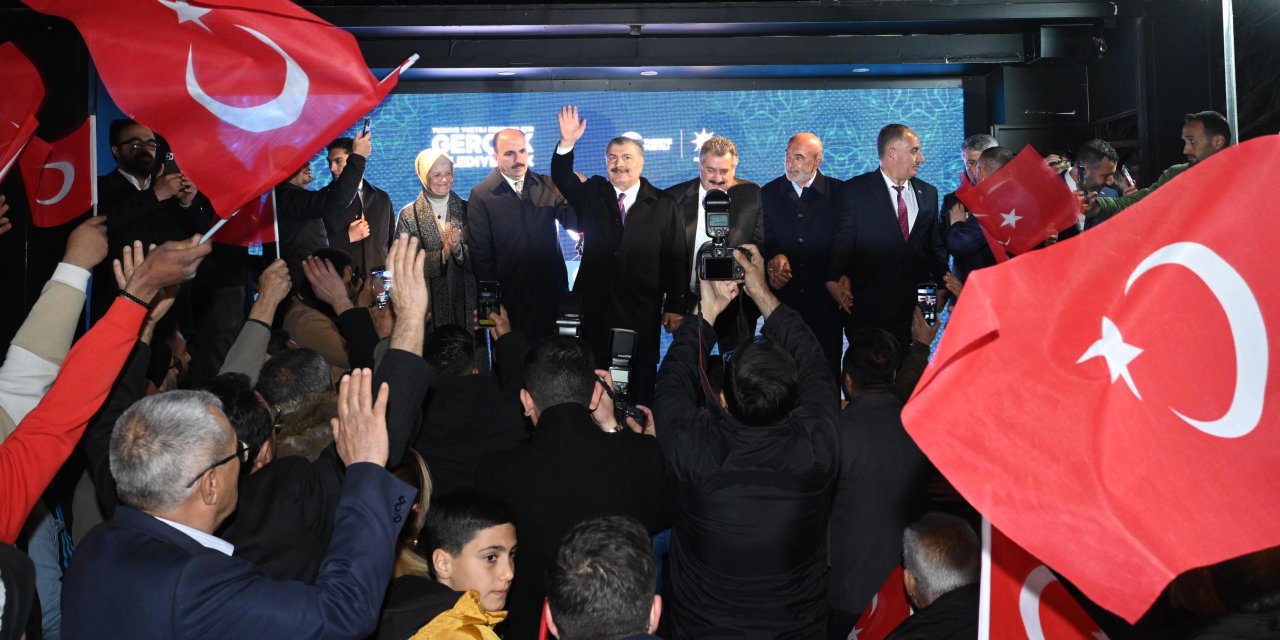 AK Parti Cihanbeyli’de gövde gösterisi yaptı