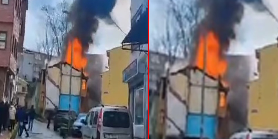 3 katlı bina alevlere teslim oldu! Acı gerçek yangın söndürülünce ortaya çıktı