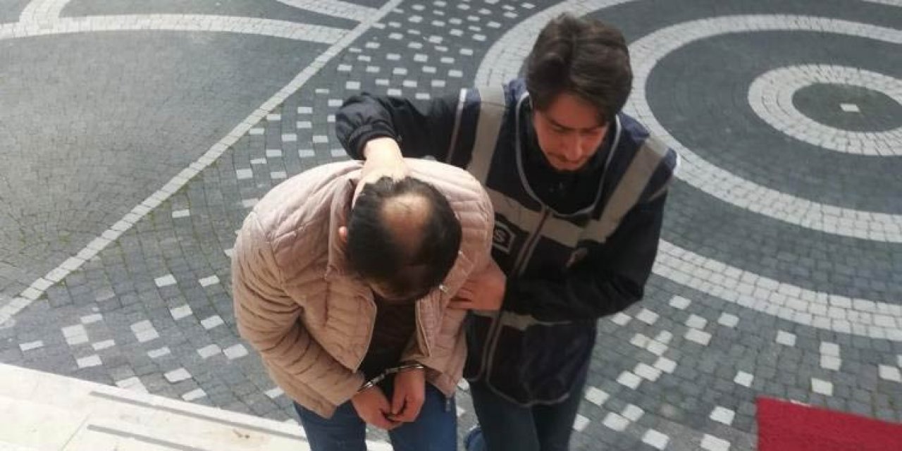 Konya’da aranan kişi başkasına ait ehliyete kendi fotoğrafını yapıştırmış halde yakalandı