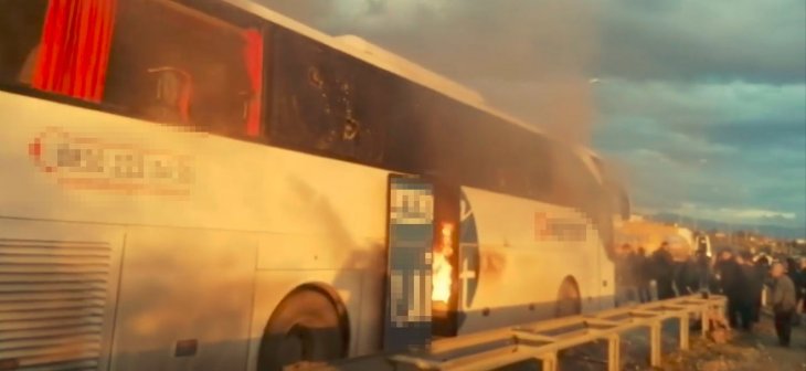 Konya’dan Antalya’ya giden yolcu otobüsünde can pazarı