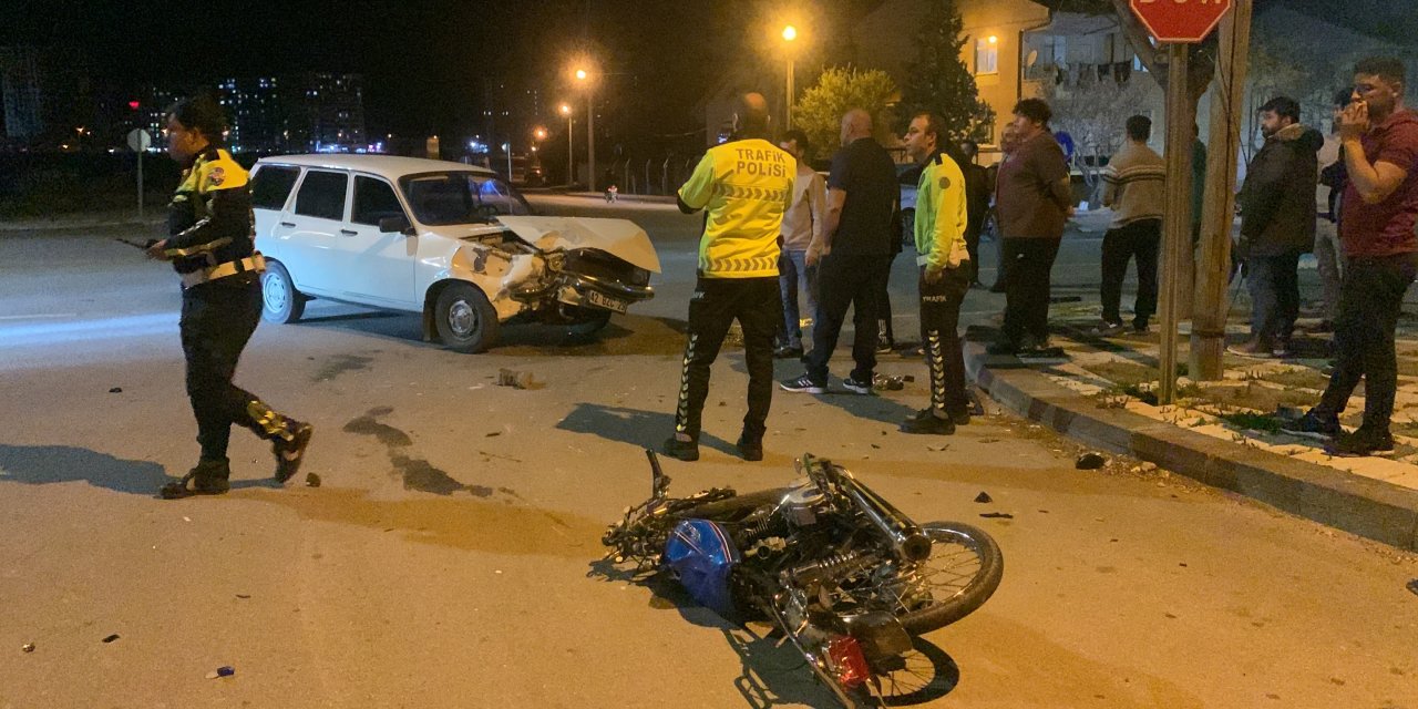 Konya plakalı motosikletin sürücüsü 16 yaşındaki genç feci kazada öldü