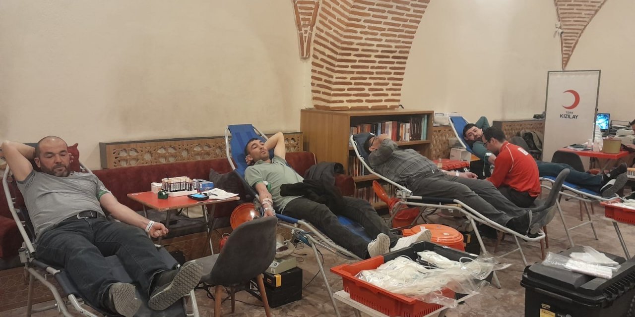 Konya’da kan bağışı kampanyası