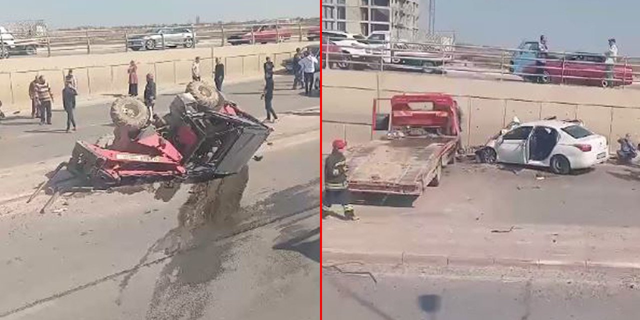 Konya’da altgeçitte feci kaza! 4 kişi yaralandı
