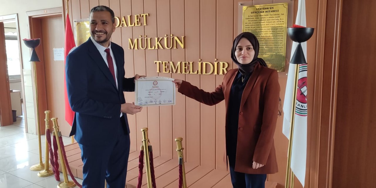 Ilgın Belediye Başkanı Ömer Apil mazbatasını aldı