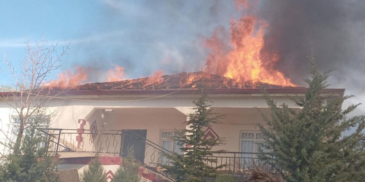 Konya’da bayrama 3 gün kala bir ailenin evi yandı