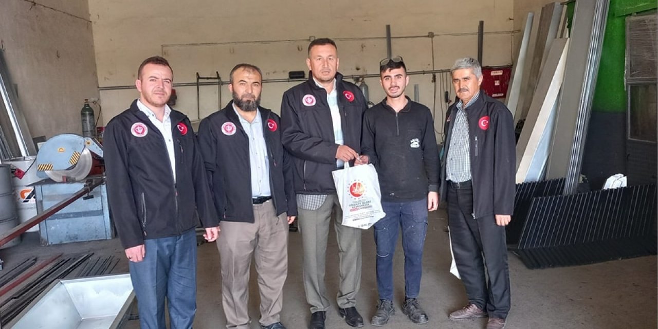 Konyalı esnaflar ‘Misafiriniz Var’ projesi kapsamında ziyaret edildi