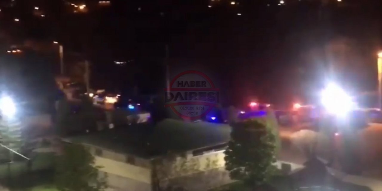 Konya’da düğün salonu önünde kavga! Polisin üzerine ateş açıldı