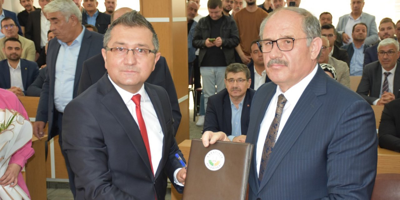 Konya’da seçimin olaylı geçtiği ilçede yeni başkan mazbatasını aldı