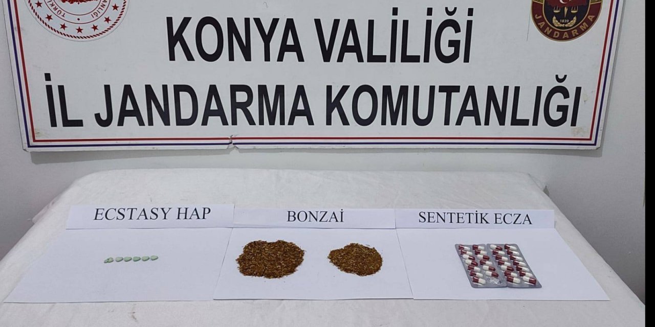 Konya’da uyuşturucu operasyonu: 2 gözaltı