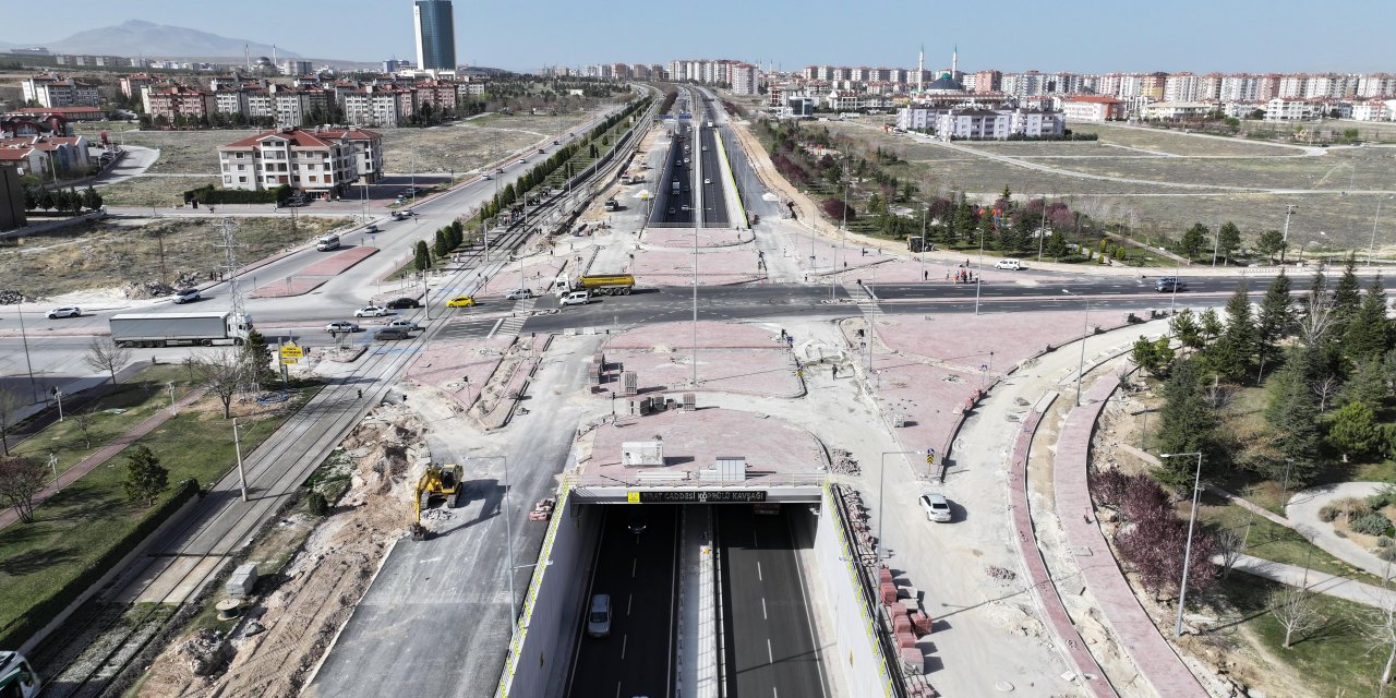 Konya’da trafiği rahatlatacak köprülü kavşağın açılış tarihi belli oldu