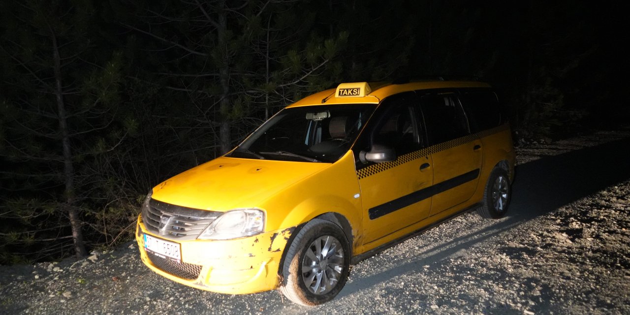 Taksi şoförü ormanlık alanda korkunç halde bulundu