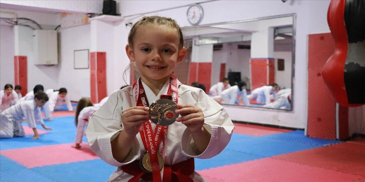 Doğuştan yetenekli! 6 yaşında Türkiye Şampiyonu oldu