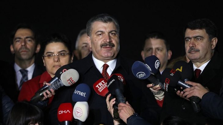 Bakan Koca, Çin'den getirilen 61 kişiden alınan numunelerin ilk sonuçlarını açıkladı