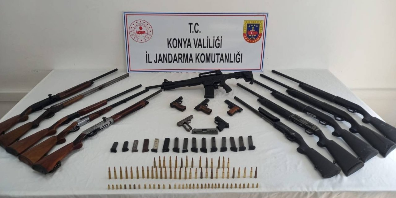 Konya’da silah kaçakçılığı operasyonu