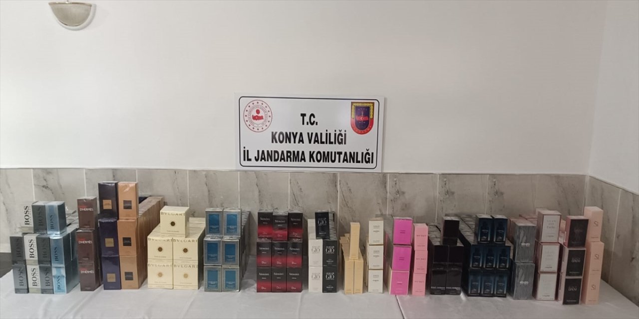 Konya’da 2 milyon liralık parfüm operasyonu