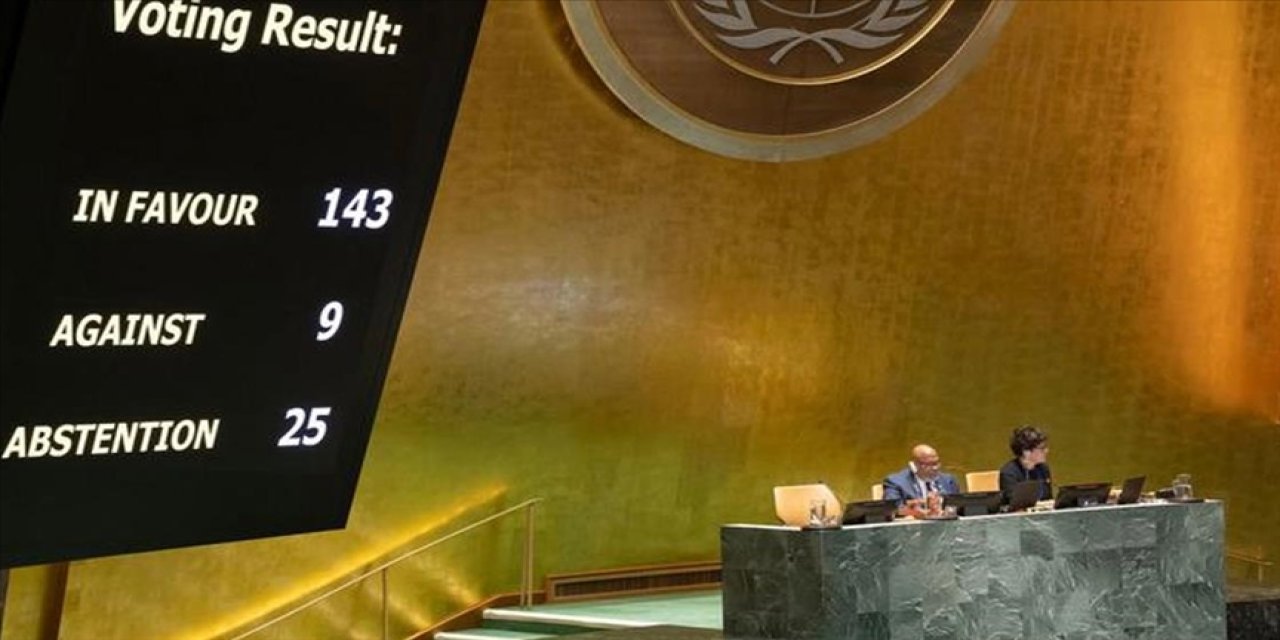 BM Genel Kurulu, Filistin'e BM üyeliği karar tasarısını kabul etti