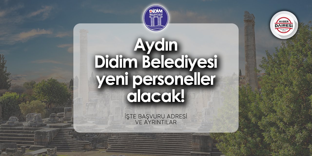 Aydın Didim Belediyesi iş ilanları 2024